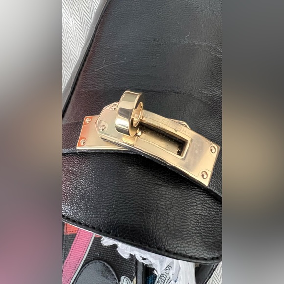 Authentic Hermes OZ Mules in Size 37 Black with Gold Hardware - Picture 10 of 16